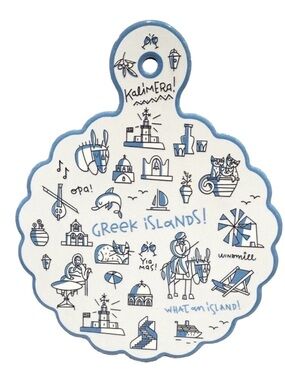 🛍️ 3/$30 or 2/$20 🛍️ 
Greek Islands Wall Hanging Pot Holder Trivet